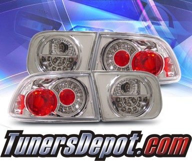 KS® LED Tail Lights - 92-95 Honda Civic 2/4dr.