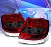 Sonar® LED Tail Lights (Red/Smoke) - 96-01 Audi A4