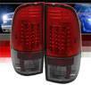 Sonar® LED Tail Lights (Red/Smoke) - 08-13 Ford F-550 F550 (Gen 2)