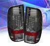 Sonar® LED Tail Lights (Smoke) - 08-13 Ford F450 F-450 Super Duty