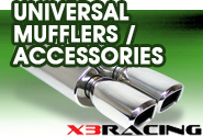 X3 Products® - Universal Mufflers | Accessories