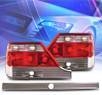 KS® Euro Tail Lights (Red/Clear) - 95-99 Mercedes-Benz S320 W140