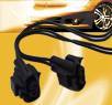 NOKYA® Heavy Duty Headlight Harnesses (Low Beam) - 09-11 Chrysler Town & Country (H11)