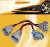 NOKYA® Heavy Duty Headlight Harnesses (High Beam) - 05-07 Porsche Boxster w/ Replaceable Halogen Bulbs (H9)