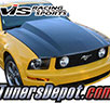 VIS Cowl Induction Style Carbon Fiber Hood - 05-09 Ford Mustang 