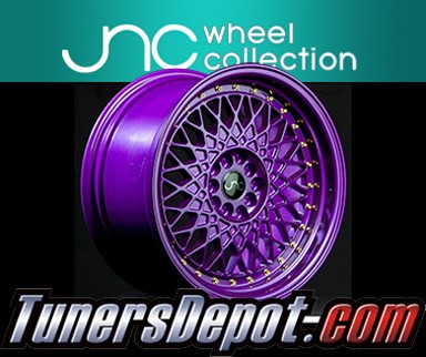 JNC Wheels - 16&quto; JNC031 Candy Purple Gold Rivet Rim - 4x100/4x114.3 - 16x8 inch (1 Single Wheel Only)