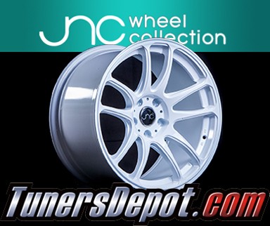 JNC Wheels - 17 JNC030 White Rim - 4x100/4x114.3 - 17x9 Inch 1 Single ...