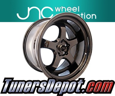 JNC Wheels - 19&quto; JNC017 Full Black Chrome Rim - 5x114.3 - 19x9.5 inch (1 Single Wheel Only)