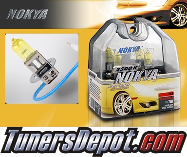 NOKYA® Arctic Yellow Fog Light Bulbs - 87-96 Chevy Corsica (H3)