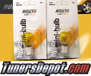 NOKYA® JDM Yellow Parking Light Bulbs - 2009 Hyundai Accent 4dr Sedan