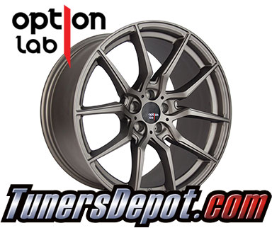 Option Lab Wheels R716 (Set of 4) - Universal 18x9.5 Noble Grey (5x114.3, ET+35)