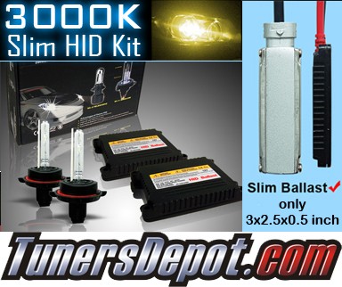 TD® 3000K HID Slim Ballast Kit (Fog Lights) - 02-03 Subaru Impreza Wagon (H3)